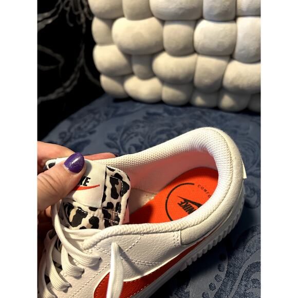 Nike Air Orange Swoop with Leopard Print Tongue Size 7/EU 38 - Picture 7 of 7